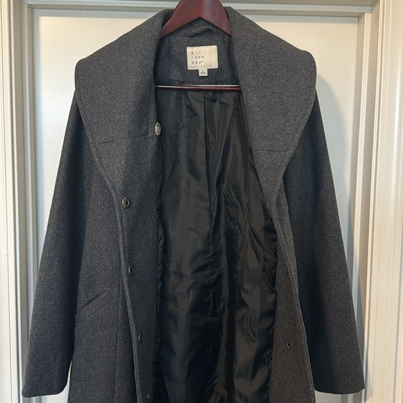 A New Day Pea Coat - Gray - Large - Picture 5 of 6
